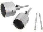 Punta Da 65/80 Mm Sds Plus In Acciaio Legato Per La Sega A Tazza Da Muro Per Blocchi Di Cemento-Cemento