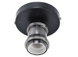 Portalampada Vintage E26 E27 Portalampada Da Soffitto Con Accessori Per Cucina, Camera Da Letto E Soggiorno, 100-240 V, Nero
