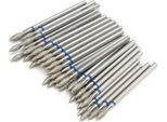 50Pcs Punte Di Trapano Per Unghie Lucidatura Delle Unghie Testa Di Macinazione Accessori Di Ricambio Manicure Tool (M-2.7Mm / 0.11In)