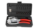Kit Di Punzonatura Manuale In Acciaio Inox, Ferro E Plastica Pinze Per Punzonatura
