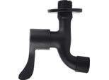 Rubinetto Della Lavatrice, Rubinetto Dell'acciaio Inossidabile, Rubinetto Nero Della Lavatrice, Rubinetto Dell'acqua Del Giardino, Rubinetto Dell'acqua