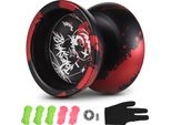 Palla Yoyo Professionale Yoyo Competitivo Yoyo Nero E Rosso