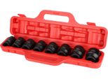 8Pcs 3/4 Inch Drive Deep Impact Hex Head Adapter Socket Set Repairing Tool Alta Durezza