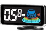 Sensore Di Parcheggio Auto Sistema Di Radar Di Retromarcia Posteriore Con 8 Sensori Di Parcheggio Rilevamento Della Distanza Display Lcd Distanza Suono Cicalino Di Avvertimento