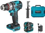 Trapano A Percussione Senza Spazzole, Velocità 1800 Giri/Min, Potenza 18V, 2 Batterie 1 Spina B