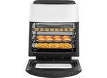 Friggitrice Ad Aria Calda, Capacità 15L, Potenza 1400W, Intervallo Di Temperatura 80-200°C, Touch Screen A Led, Tecnologia Di Riscaldamento A 360 Gradi