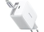 Joyroom Caricatore Jr-Tcl06 67W Gan Con Cavo Usb-C Retrattile Integrato - Bianco