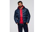 Giacca Trapuntata Ombre Modern Da Uomo In Materiali Combinati Blu Scuro M