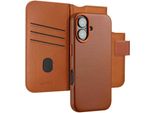 Cover Per Iphone 17 - Vera Pelle - Accezz Flip Cover/2 In 1 Case - Marrone
