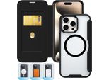 Inf Custodia A Portafoglio Magnetica Nera Inpoliuretanocompatibile Con Iphone 17 Air