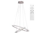 Lampadario A Sospensione Toolight Lhj045-Cp2 Brush Nickel