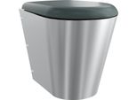 Kwc Ar T-WC, Campus, Acciaio Inox, Sospeso, 360X456X500 Mm, Sedile A Pavimento, Sedile Grigio