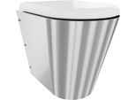 Kwc Ar T-WC, Campus, Acciaio Inox, Sospeso, 360X456X500 Mm, Sedile A Pavimento, Sedile Bianco