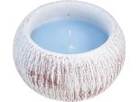 Candela Alla Citronella In Ciotola Di Ceramica Decorativa Per Balcone E Giardino