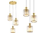 Lampadario A Sospensione Toolight Ebt026-3Cp Gold
