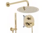 Set Doccia Incasso Rea Lungo Gold