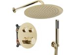 Set Doccia Rea Lungo Diamond Gold