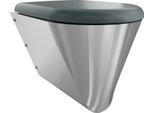 Kwc Ar T-WC, Campus, Acciaio Inox, Sospeso, 360X409X500 Mm, Sedile Grigio