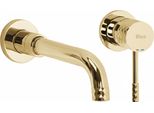 Rubinetto Lavabo Incasso Rea Lungo Gold
