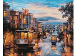 Pittura Da Numeri Con Telaio Quadri Per Pittura - San Francisco 50X40 Cm