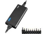Nox NXPWR65NB, Laptop, Interno, 100 - 240 V, 50 / 60 Hz, 65 W, 15, 16, 18,5, 19, 19,5, 20 V