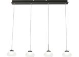 Arabella - Lampada A Sospensione 4 Luci Fabas Luce - Led 32W - Bianca Design Moderno