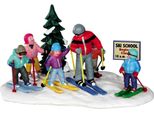 Scuola Di Sci Del Villaggio Di Natale Di Lemax
