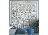 Set Per Punto Croce Permin "Sampler"", Schema Per Il Conteggio, 55X58Cm, Hh21168"