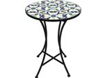 Tavolo In Mosaico Tavolo Da Giardino Tavolo Da Bistrot Tavolo Ø 60 X 70 Cm