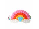 Inca Rainbow Pop-It Borsa A Tracolla In Silicone 21 X 14 X 3,5 Cm 1 U