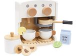 Macchina Per Il Caffè E Il Tè In Legno Per Bambini Con Accessori, Set Di Gioco Educativo Per Bambini Dai 3 Anni In Su