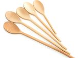 Cucchiaio In Legno Ovale Svedese 5 Pezzi | Set Di Cucchiai Da Cucina In Legno | Cucchiai Da Cucina Ecologici | Utensili Da Cucina In Legno