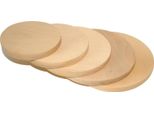 Tagliere Rotondo In Legno 5 Pezzi Hit | Set Di 5 Taglieri Da Cucina In Legno | Tagliere Rotondo Da Portata | Set Di Taglieri Da Cucina