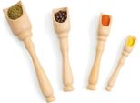 Cucchiaio Per Spezie Con Manico, Set Di 4 | Cucchiaio Per Spezie Da Cucina | Misurino Da Cucina Con Manico | Accessori Per Il Dosaggio