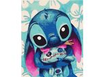Pittura Con Cornice Immagini Da Dipingere - Disney Stitch 40X50 Cm