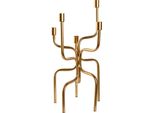 Candeliere Home Esprit Oro Metallo 25 X 25 X 51 Cm