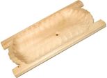 Abbeveratoio In Legno Intagliato 90 Cm | Abbeveratoio Decorativo Per Servire Il Cibo | Ciotola Decorativa In Legno | Piatto Rustico In Legno