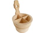 Contenitore In Legno - Organizzatore Per Utensili Da Cucina | Scaffale Da Cucina In Legno | Scatola In Legno Per Accessori | Portaposate In Legno