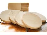 Sottobicchiere In Legno 5 Pezzi 12X1,5 Cm | Sottobicchiere In Legno | Sottobicchiere A Coppa | Piastra Protettiva | Supporto Rotondo In Legno