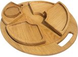 Tavola Da Portata Da 6 Pezzi Per Formaggi E Salumi | Set Per Spuntini | Piatto Da Portata Per Formaggi E Salumi | Piatto Da Portata In Legno | Set Da 6 Pezzi