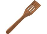 Spatola In Ciliegio Openwork 29 Cm | Spatola Da Cucina In Legno | Cucchiaio Scanalato In Legno | Spatola Da Cucina Ecologica