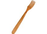 Forchetta In Legno Di Ciliegio 23 Cm | Forchetta Ecologica In Legno | Forchetta Da Cucina Naturale | Forchetta Da Portata In Legno