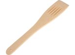 Pala In Legno Traforata Dritta 30 Cm | Spatola Da Cucina In Legno Con Fori | Spatola In Legno Traforata | Utensili Da Cucina In Legno
