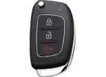 Inf Guscio Chiave Auto 3 Tasti Abs Nero Con Alloggiamento Clacson Centrale