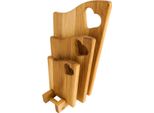 Set Di 3 Taglieri In Quercia Con Supporto | Set Di Taglieri Da Cucina In Legno | Taglieri In Quercia | Taglieri Naturali