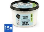 Organic Shop - Scrub Corpo Idratante Al Cocco - Nutrimento Profondo - 250 Ml - Value Pack - 15 Pezzi