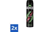 Axe - Deodorante Spray - Africa - Arancio E Sandalo - Freschezza Seducente - 200 Ml - Confezione Risparmio - 2 Pezzi
