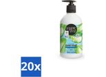 Organic Shop - Sapone Per Le Mani All'aloe E Al Latte - Lenitivo E Idratante - 500 Ml - Confezione Risparmio - 20 Barrette