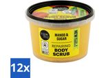 Organic Shop - Scrub Corpo Biologico Con Mango E Zucchero - Esfoliante E Profumato - 250 Ml - Value Pack - 12 Pezzi