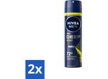 Nivea Men - Deodorante Spray - Deep Sport - 150 Ml - Confezione Risparmio - 2 Pezzi